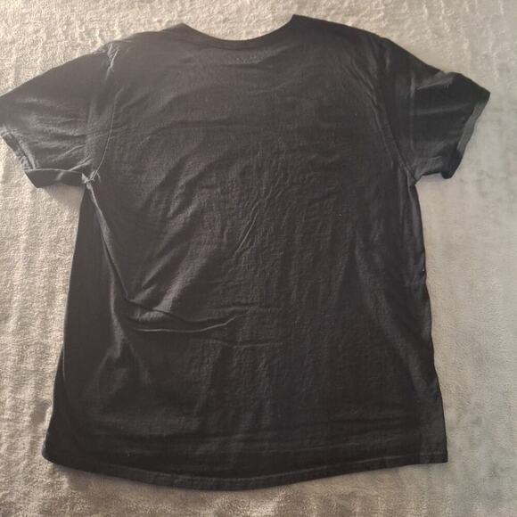 AC/DC T-Shirt Men's XL Black Graphic Back In Black Short Sleeve Tee Rock Band - Picture 4 of 7